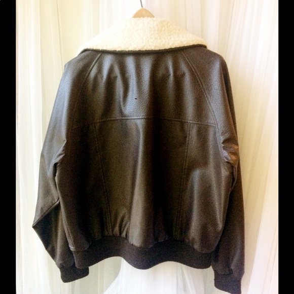 VTG 80’s Vegan Bomber/Members Only Style Jacket - Picture 3 of 5